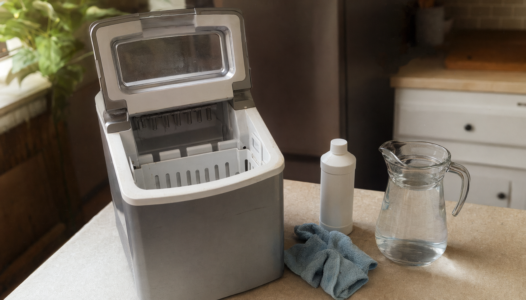 idle ice maker long storage cleaning restart