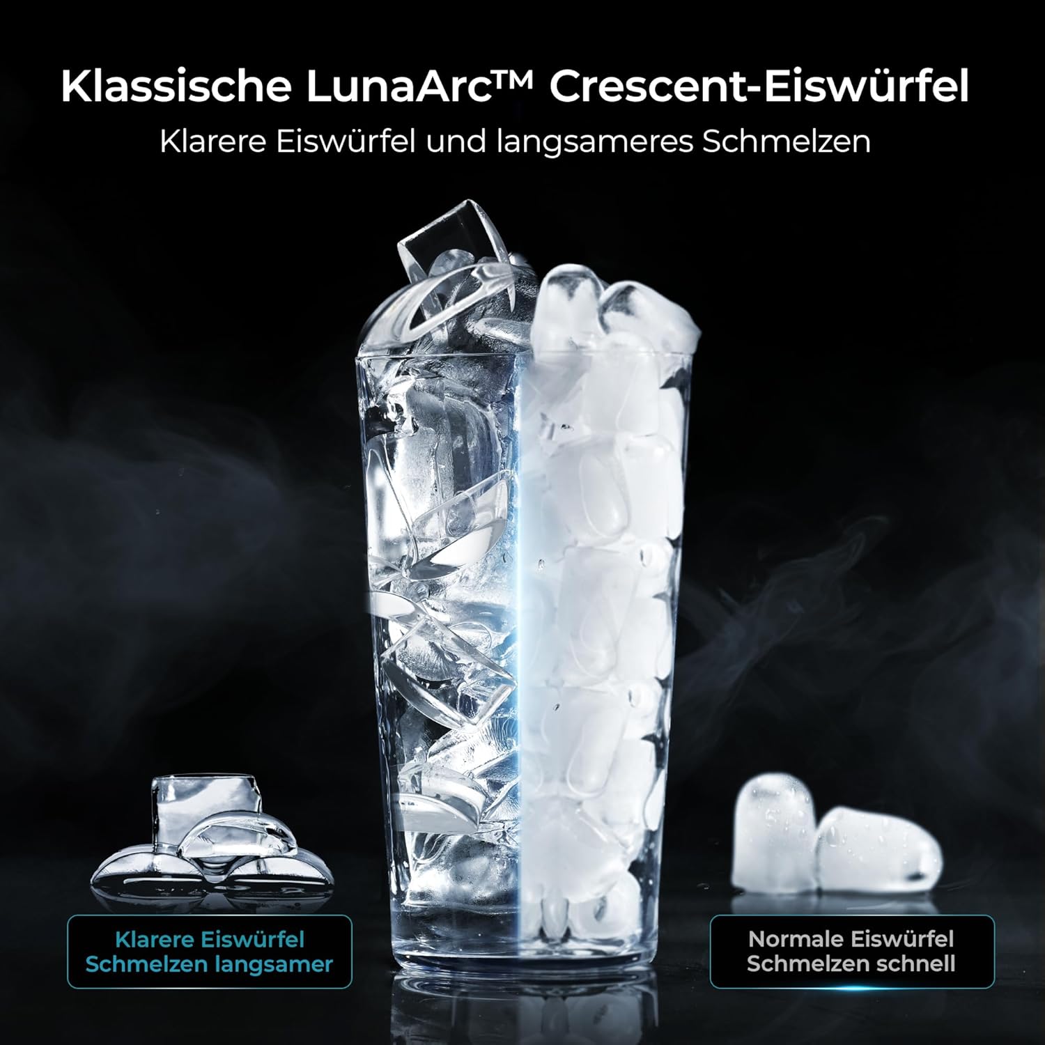 Euhomy Luna Arc Crescent Ice Maker EU-Version