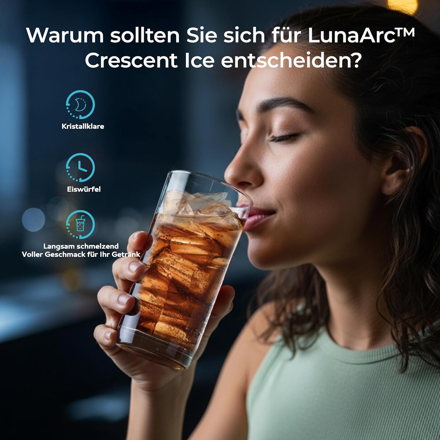 Euhomy Luna Arc Crescent Ice Maker EU-Version