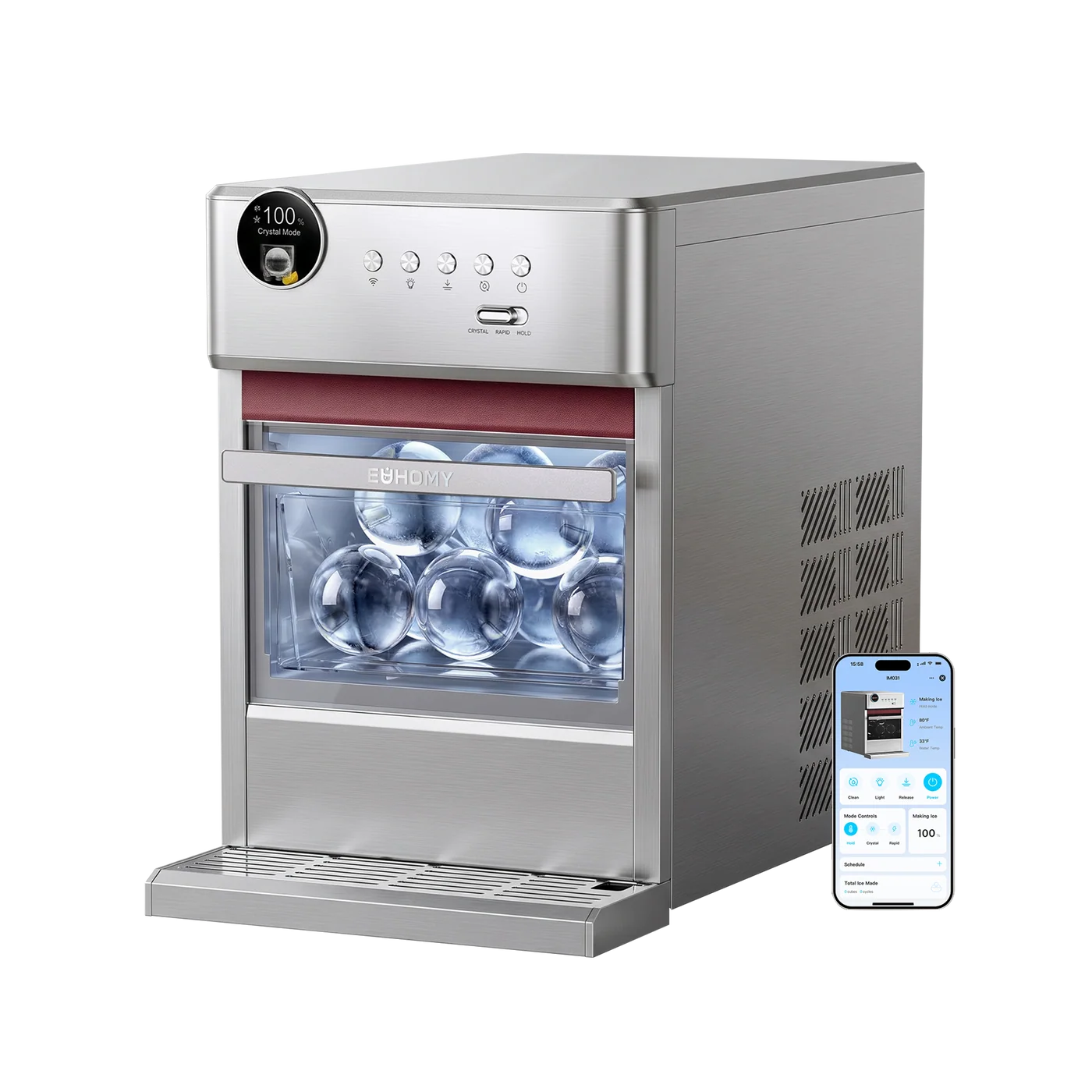 Euhomy Rock Pro Sphere Ice Maker