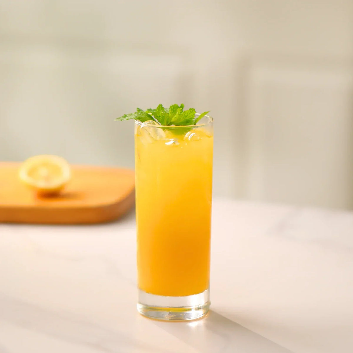 Thé vert à la mangue