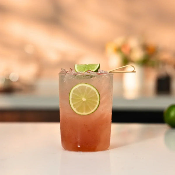 Cranberry-Limette-Erfrischungsgetränk