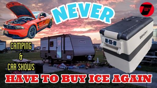 Euhomy CF45 Electric Cooler AKA 48 Qt Car Fridge - NEVER Buy Ice Again At Car Shows or Camping - Euhomy