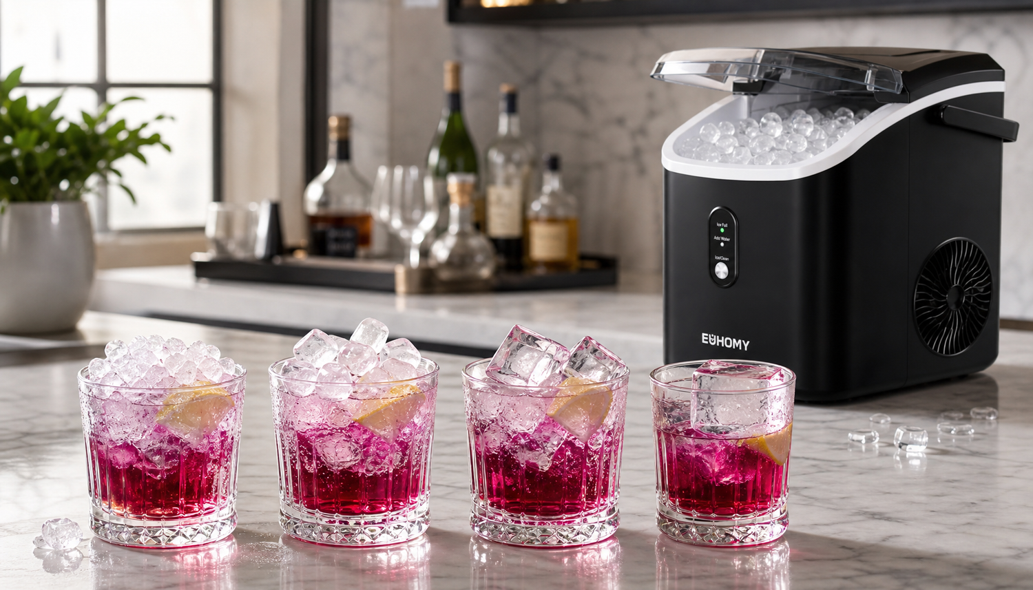 ice shape changes drink sweetness