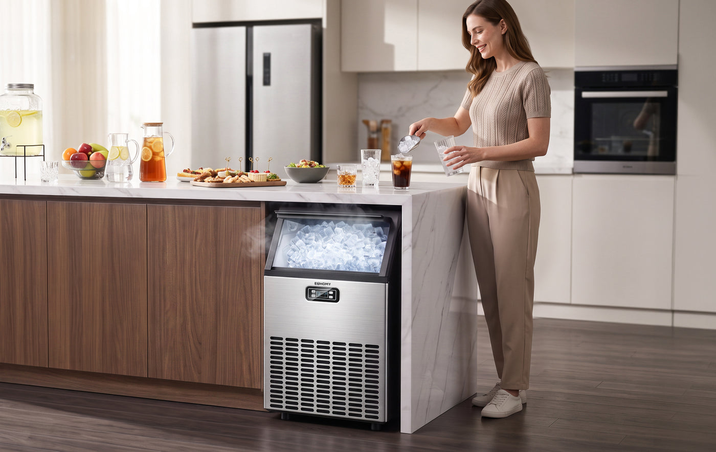 Euhomy Lucid M1 Cube Commercial Ice Maker