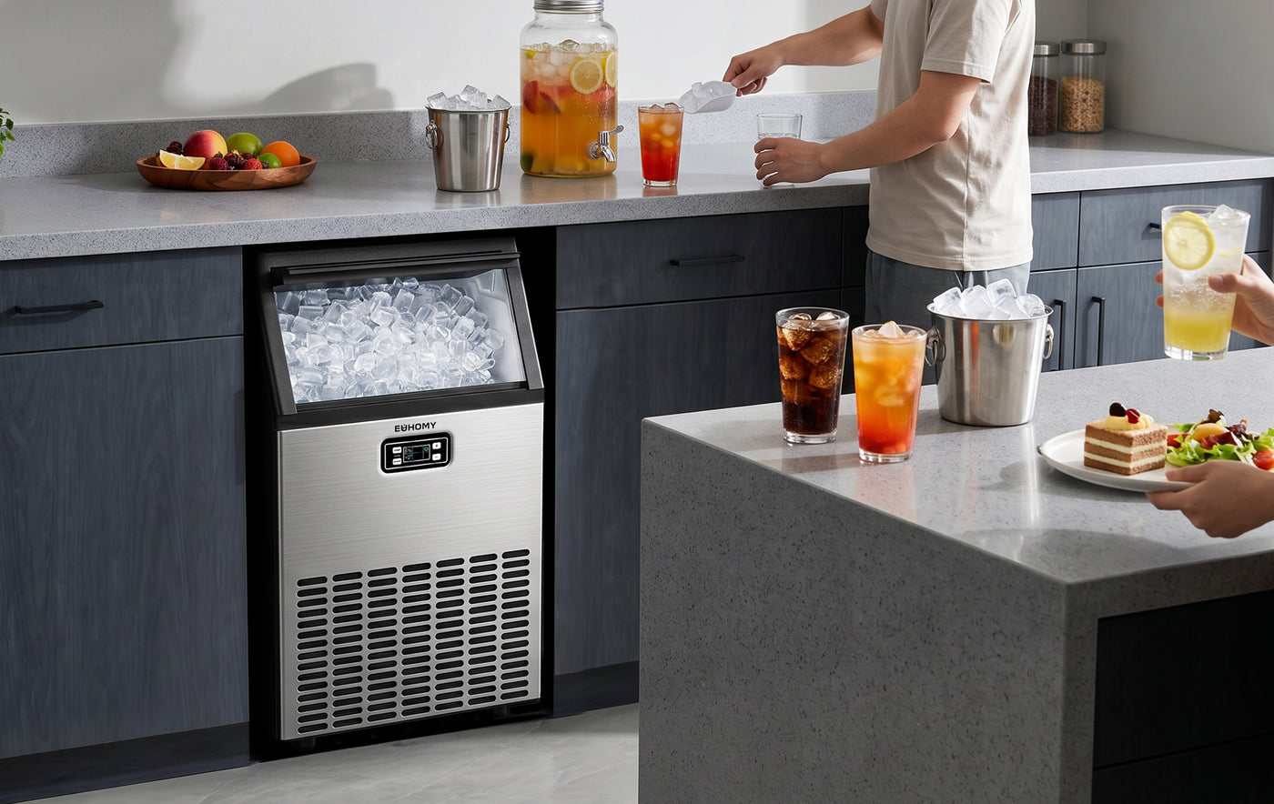 Euhomy Lucid M1 Cube Commercial Ice Maker