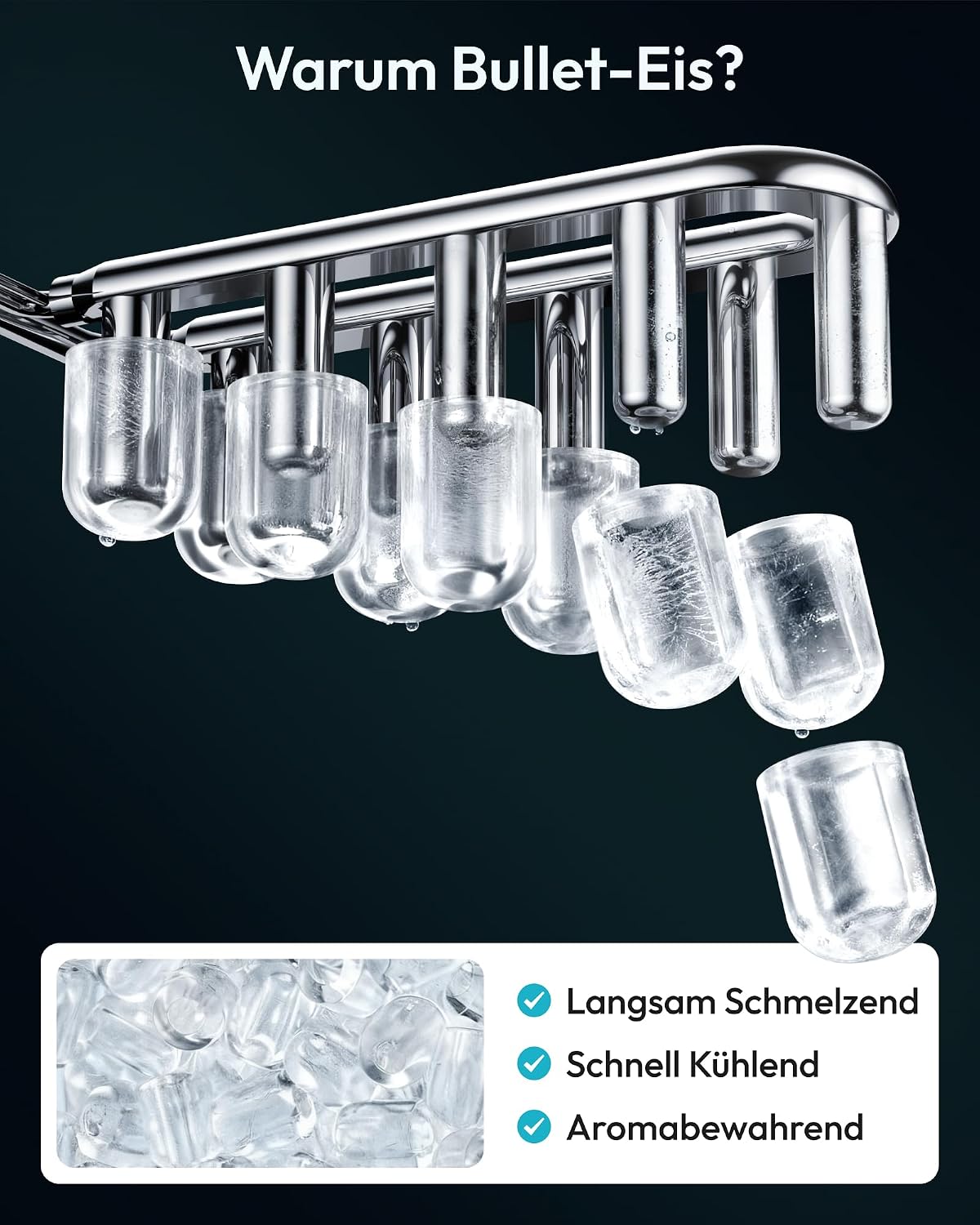 Euhomy Dart H1 Bullet Ice Maker EU-Version