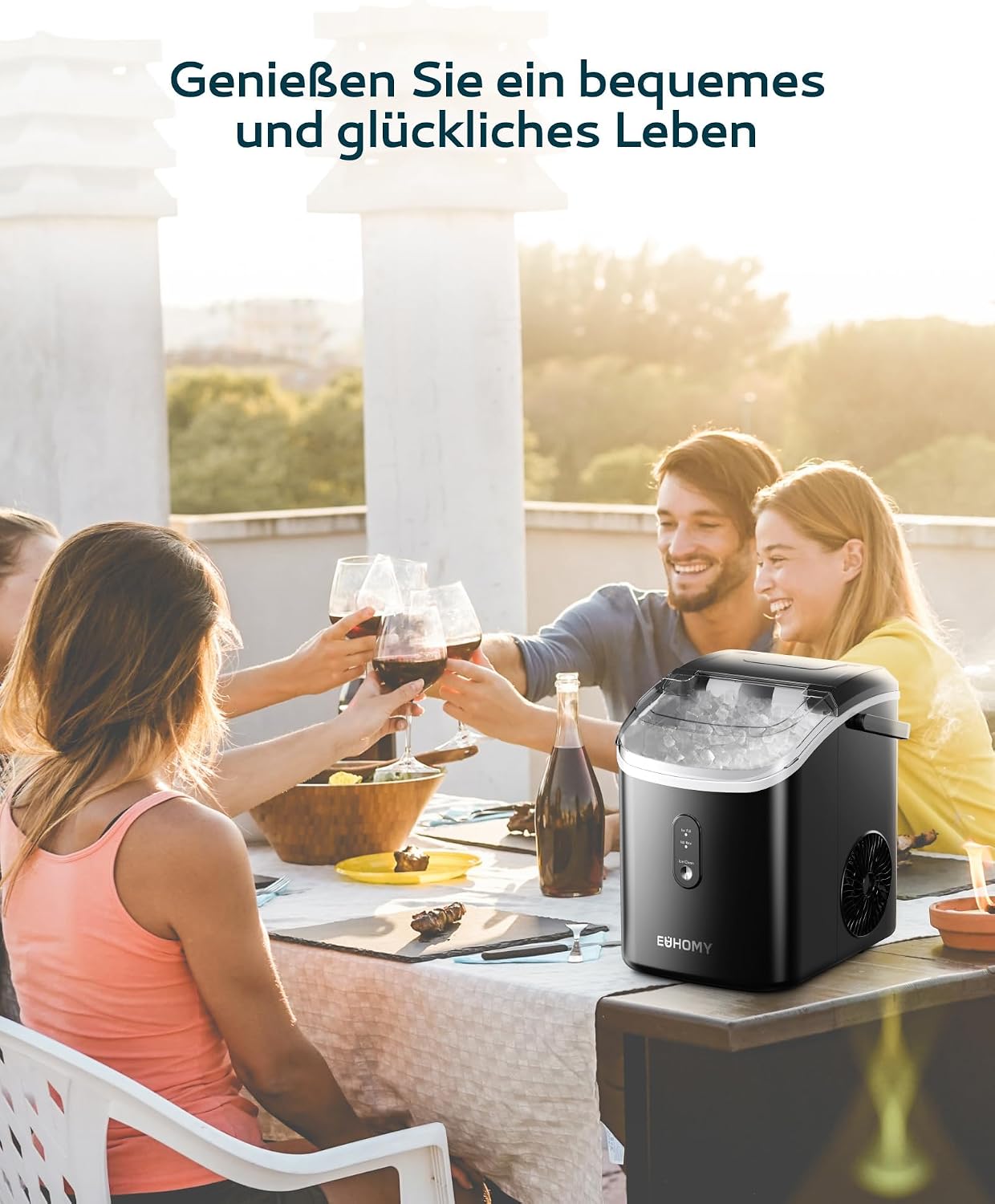Euhomy Pearl H1 Nugget Ice Maker EU-Version
