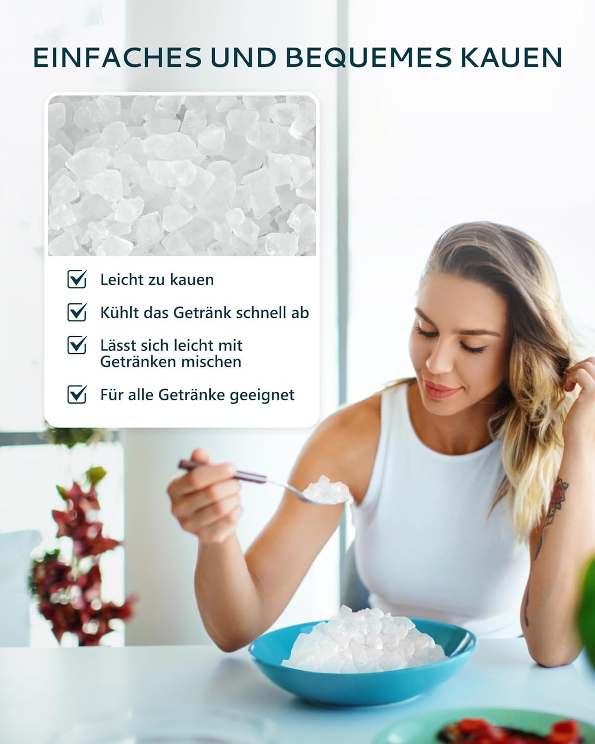 Euhomy Pearl H1 Nugget Ice Maker EU-Version