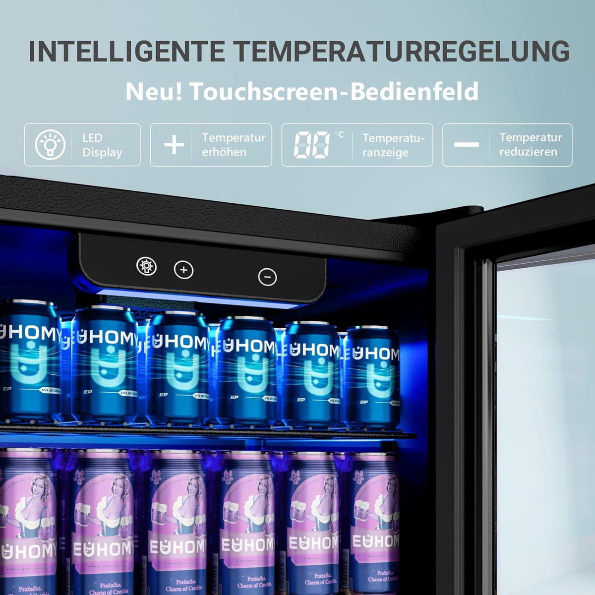 Euhomy Fizz 110 90L Getränkekühlschrank