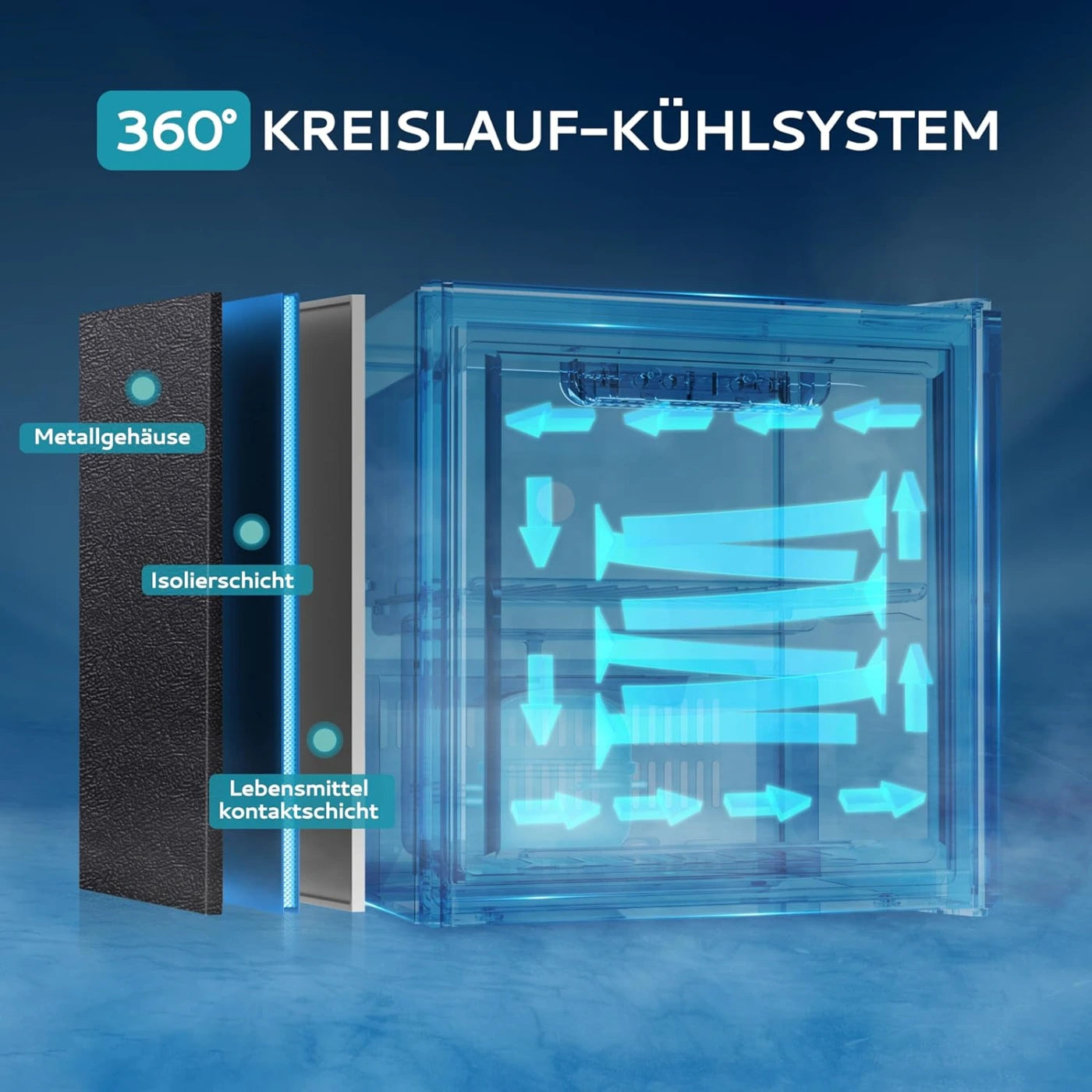 Euhomy Fizz 55 Beverage Refrigerator