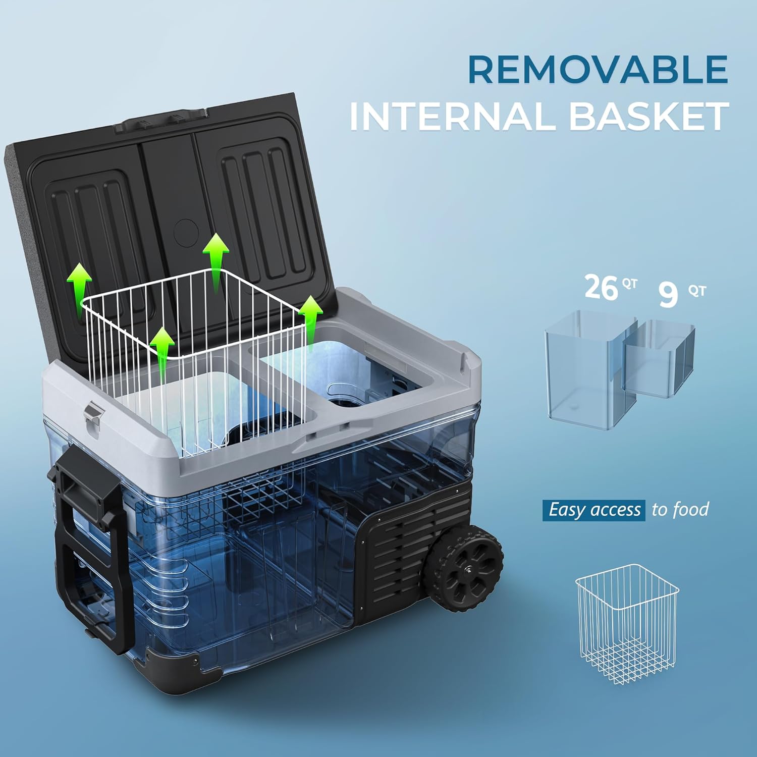 Euhomy Rover W4 Car Refrigerator (37QT/53QT)